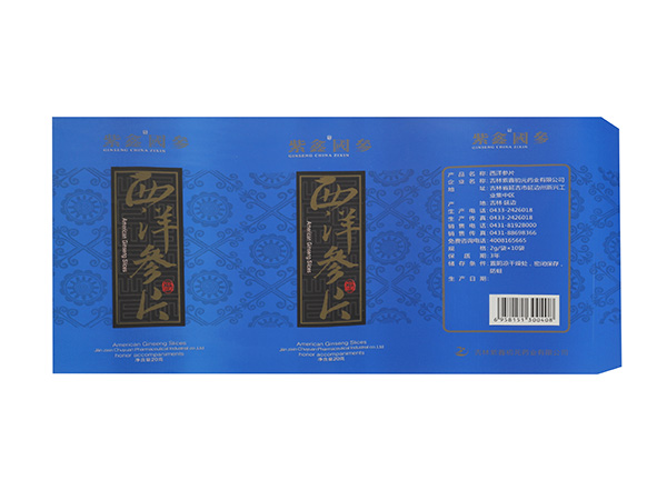 西洋参片保健品片装标...